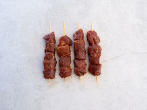 Lamb Kebabs with Pepper & me Blow My Coals Rub