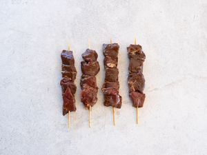 Beef Individual Cuts: Angus Beef Kebabs with Pepper & Me 'Rock Out With Your Wok Out'