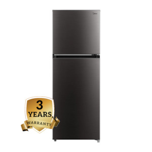 Top Mount Freezers: MIDEA MEET 236L Top Mount Fridge Freezer Jazz Black | 3 Years Warranty | MDRT346MTF28AP