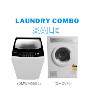 Top Load Washing Machine: Washer & Dryer Package | 3 Years Warranty | - DMDV70+DMWM55G2