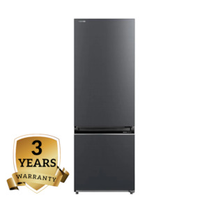 Bottom Mount Freezers: Toshiba 325L Bottom Mount Fridge Freezer Morandi Grey | 3 Years Warranty | GR-RB410WE-PMM(06)