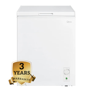 Chest Freezers: Midea142L Chest Freezer  | 3 Years Warranty | MDRC207FZF01AP