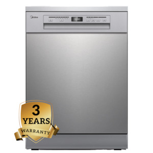 Dishwasher: Midea 15 Place Setting 3-Layers Dishwasher Stainless Steel | 3 Years Warranty | JHDW152FS