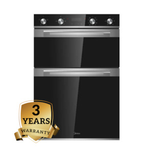 Oven: Midea Double Wall Oven 35L top and 70L Bottom | 3 Years Warranty | D70M30D0