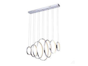Lighting: Halo Silver 1M Modern Design Pendant Light