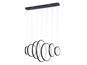 Halo Black 1M Modern Design Pendant Light