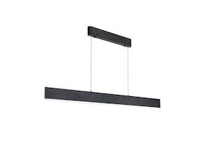 Halo 1.2M Brushed Black LED Pendant Light,Three Sizes