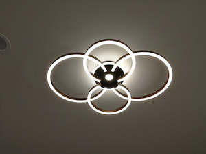 Halo LED Ceiling Light 4 Rings