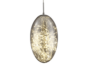 Firework Smoky Grey LED Pendant Light