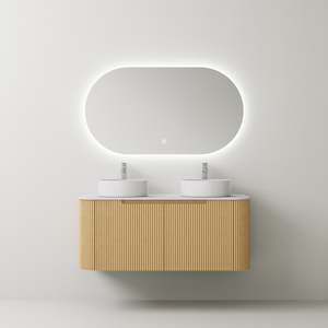 Wall Hung Vanity: Marelegno 1200mm Plywood Wall Vanity White Top Vanity