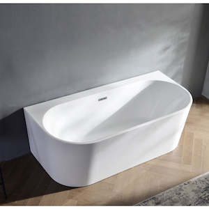 Bathtub: Alabaster Acrylic Freestanding Bathtub| 1700mm |  Gloss White