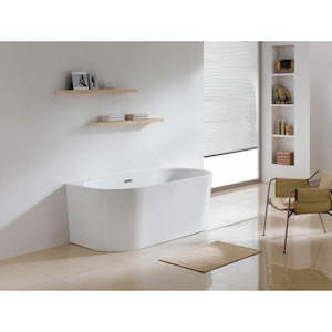 Bathtub: Isolde Acrylic Freestanding Bathtub | 1700mm | Gloss White