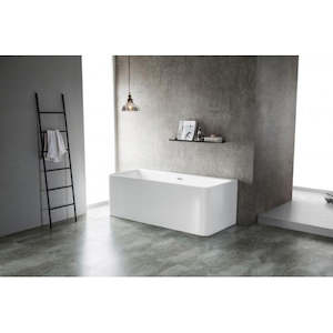 Bathtub: Clara Acrylic Freestanding Bathtub | 1700mm | Gloss White
