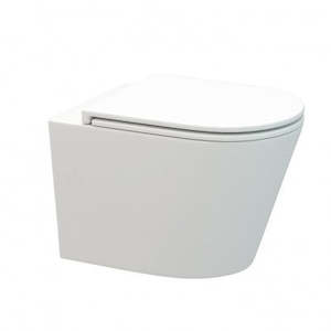 Elementi GARDA WALL HUNG TOILET PAN - GLOSS WHITE THIN SEAT