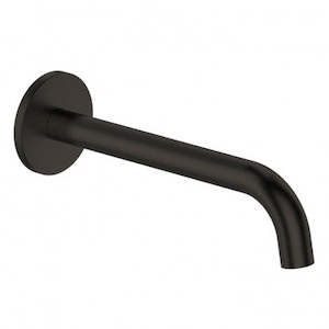 ELEMENTI UNO CURVED BATH SPOUT - GUN METAL