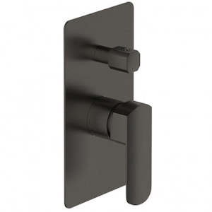 Tapware: ELEMENTI ION DIVERTER MIXER - GUN METAL