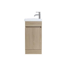 DNF Floorstanding Plywood VANITY Light Oak 400MM