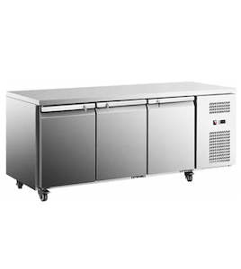 Stainless Steel Triple Door Workbench Freezer GNF1820T3