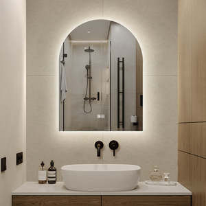 Backlit LED Mirror with Dimmable Control & Anti-Fog Function(600x1000)