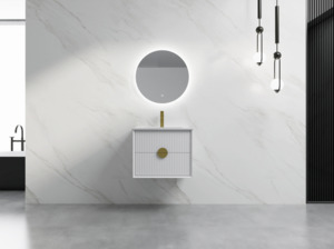 Bathroom: ELVA WALL HUNG Plywood VANITY 600MM