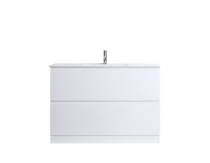 Bathroom: DNF FloorStandingPlywood 1200 Single Bowl Floorstanding Vanity