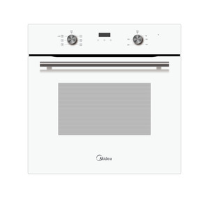 Oven: Midea 6 Function Oven White glass