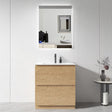 750mm Plywood Floor Standing Vanity With Ceramic Basin