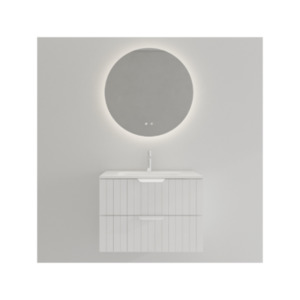 Mondo White Finished Plywood Wall Vanity 750*460mm