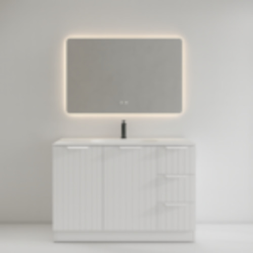 Mondo White Finished Plywood Vanity 1200*460mm(Single Basin)