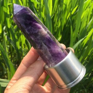 Products: Crystal Drink Bottle - Rose Quartz - Mihi's Place