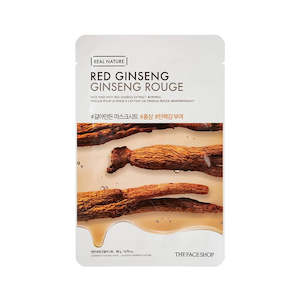Sheet Masks: The Face Shop Real Nature Mask - Ginseng