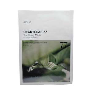 Sheet Masks: Anua Heartleaf 77 Soothing Mask