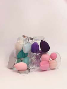 Tools Accessories: Multi-Coloured Makeup Sponge Set
