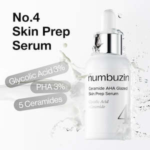 Numbuzin No. 4  Ceramide AHA Glazed Skin Prep Serum 10ml