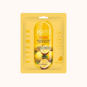Sheet Masks: Jigott Real Ampoule Mask – Vitamin