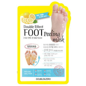 Korean Skincare: Double & Zero Double Effect Foot Peeling Mask