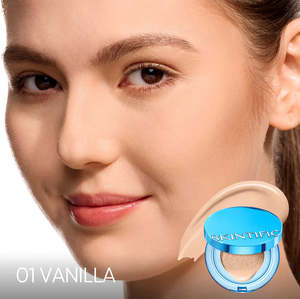 New Arrivals: Skintific  Cover All Perfect Stay Velvet Matte Cushion 11 g - #01 Vanilla
