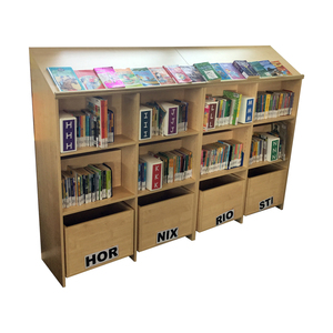 Products: Library Shelving with Browser Boxes - Educated Furniture