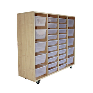 Products: Tote Tray Classroom Storage (4 bay) - Versatile Organiser