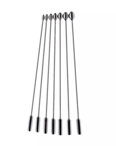 Kink Range Stainless Steel 6 Piece Penis Plug Set - Mild 2 Wild