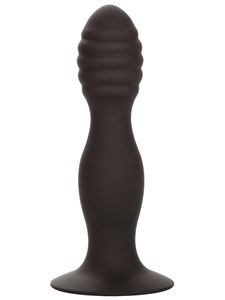 Silicone Ribbed Anal Stud - Mild 2 Wild