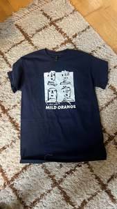 NAVY MO Tee