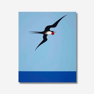 Products: Te Papa - Don Binney Pacific Frigate Bird Art Print