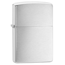 Products: Zippo Brushed Chrome Regular Lighter