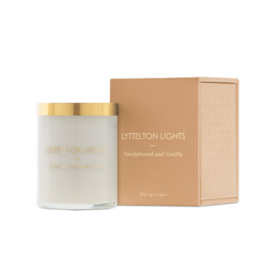 Lyttelton Lights - Small Candle - Sandalwood & Vanilla