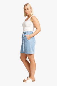 Pants Jumpsuits: Eb & Ive - Melenia Shorts - Denim