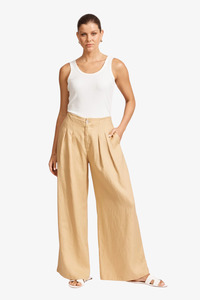 Eb & Ive - Miramar Palazzo Pant - Camel