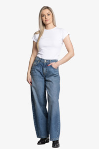 Pants Jumpsuits: LTB - Larrie High Rise Baggy - Talea Wash