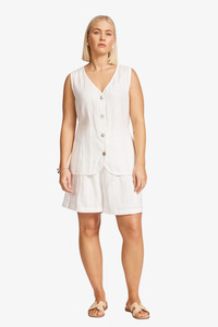 Jackets: Eb & Ive - Miramar Vest - White