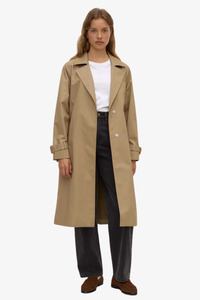 Jackets: Assembly Label - Kallina Trench Coat - Cement